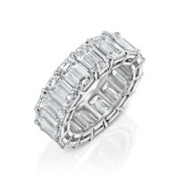Emerald Eternity Bands