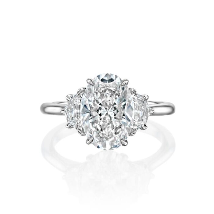 3 Carat Oval and Cadillac Ring - Image 3