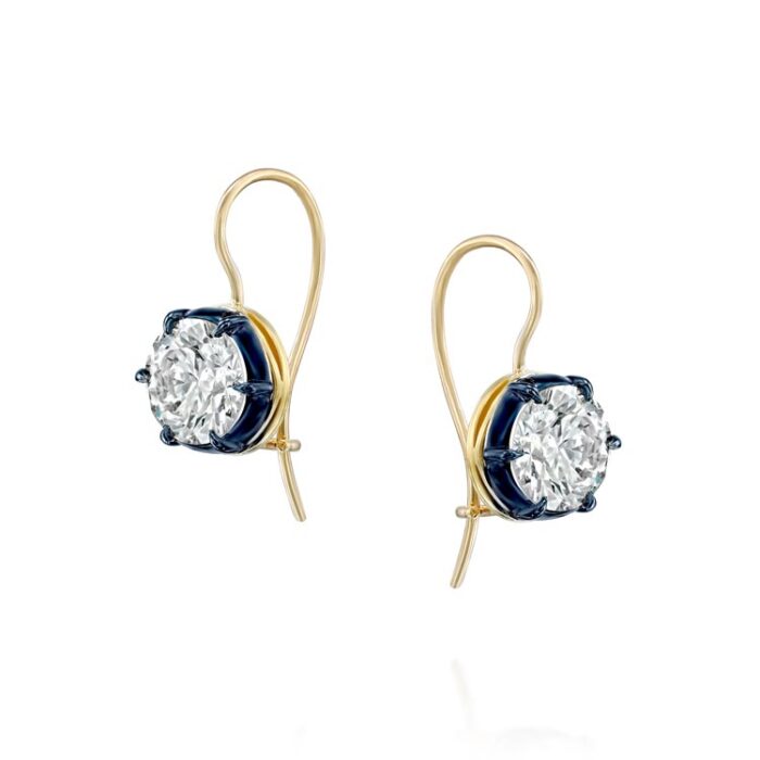 Diamond Drop with Black Rhodium Bezel - Image 2